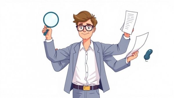 Solopreneur managing tasks with multiple arms in an illustrative style.