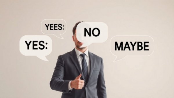 Business coaching for SMEs decision-making illustration with decision bubbles.