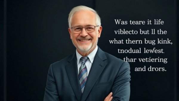 Smiling older man with a quote, mistakes to avoid when growing your team.