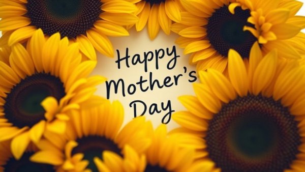 Celebrate Mother's Day in Miami with sunflowers and a heartfelt note.