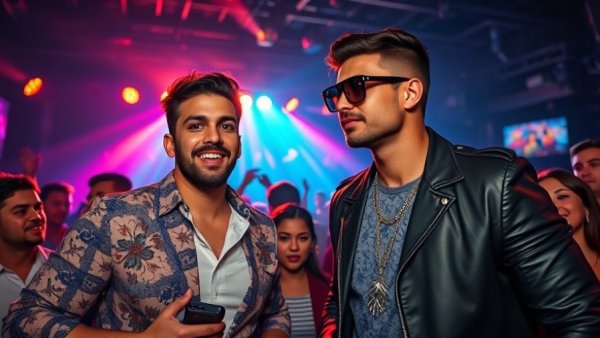 Trey Songz and Fabolous enjoying the vibrant LIV nightlife.