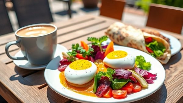 Delicious breakfast spread at the best breakfast restaurants in Brickell.