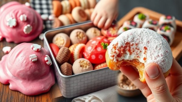 Festive dessert collage for Holidays at Home Miami 2025