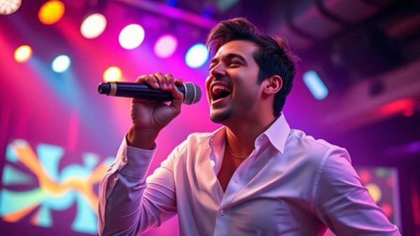 Loe Shimmy performing energetically at LIV Nightclub.