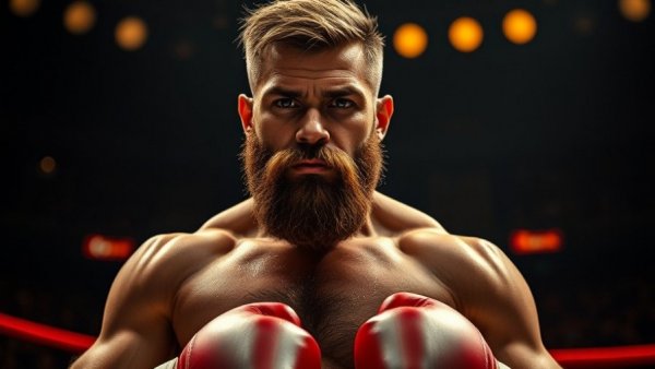 MVP Showcase 2 boxing event features intense boxer in the ring.