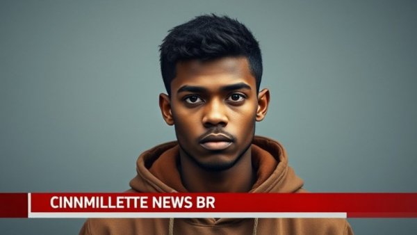 Mugshot on news broadcast overlay related to MDSO deputy Turnpike incident.