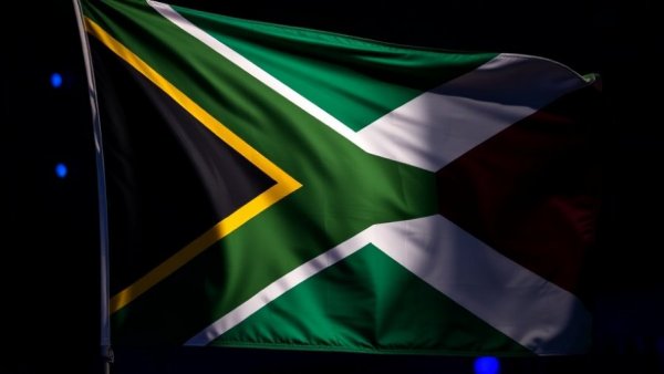 South African flag highlighting national identity