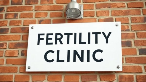 Sign of Fertility Center of Orlando on brick wall related to IVF clinic embryo mix-up.