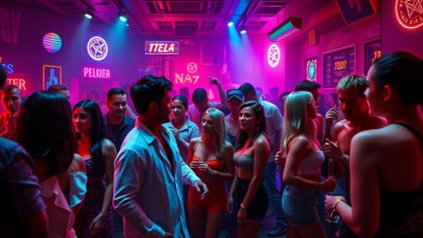 Offset LIV Nightclub Performance scene with vibrant club ambiance.