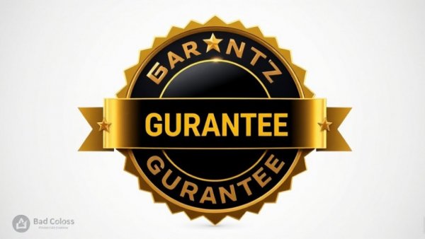 Futuristic badge seal for automating business tasks.