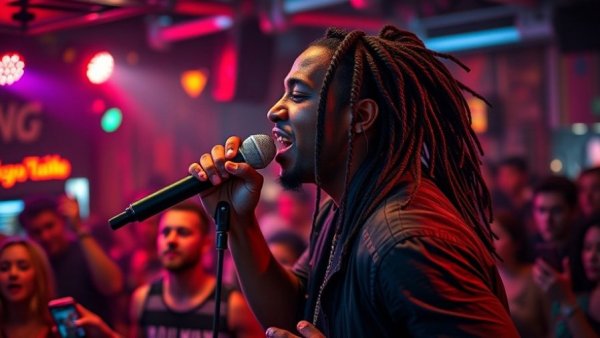 Quavo engaging with crowd at LIV Nightclub in vibrant atmosphere.