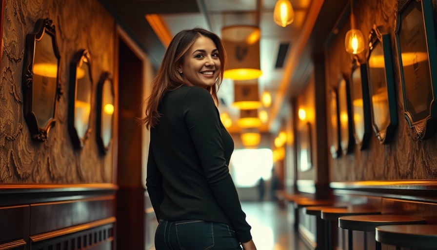 Woman walking in Miami restaurant, best things to eat in June 2025.
