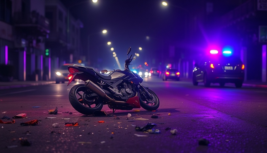 Liberty City accident scene with purple police lights at night.