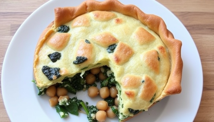 Chickpea, Spinach & Feta Pie / Belkys
