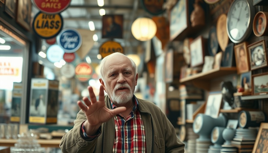 Coral Way Middle Eastern market TikTok sensation featuring elderly man gesturing in a shop.