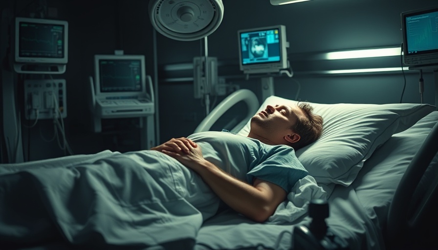 Patient in hospital bed after botched BBL