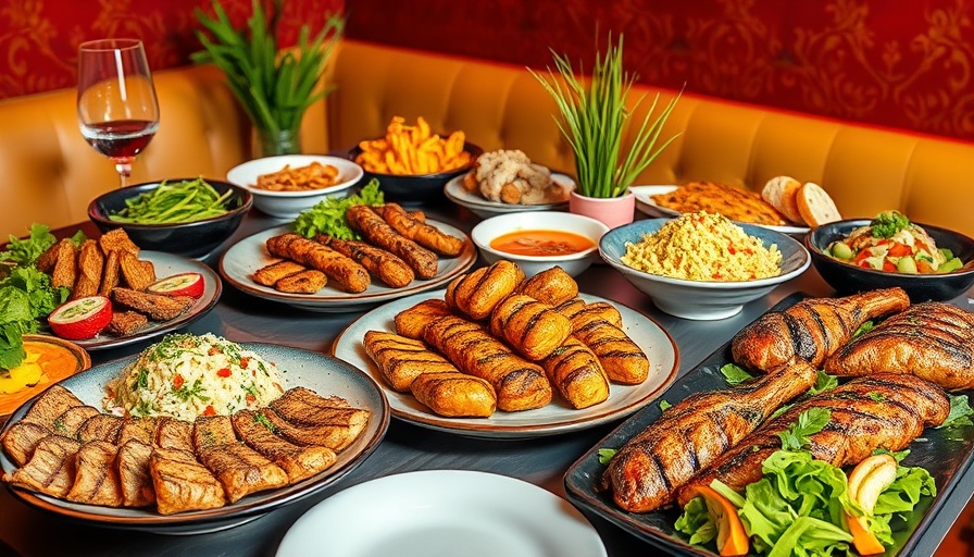 Vibrant gourmet dishes at one of the best Miami restaurants for visitors.