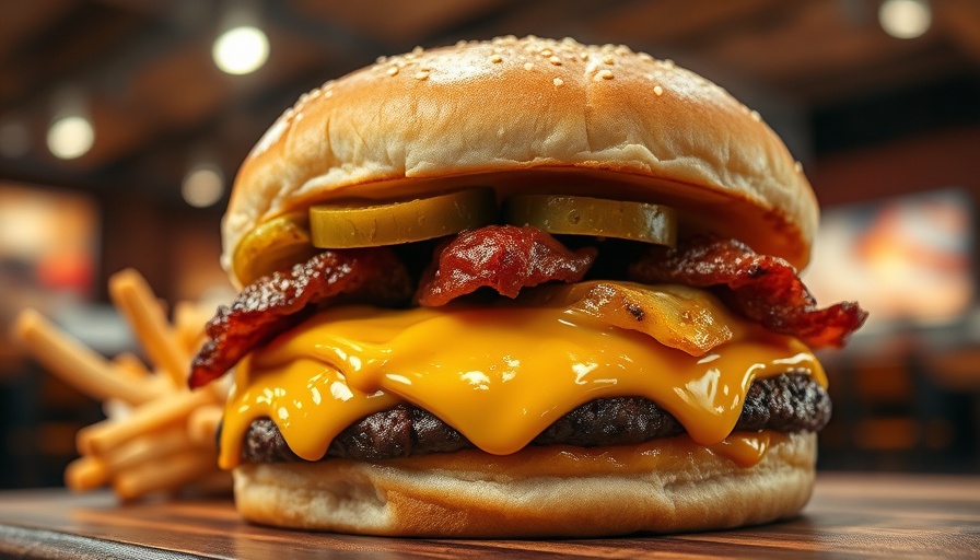 Juicy cheeseburger with melted cheese at Miami Burger Joint in Fort Lauderdale.