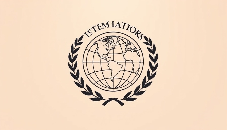 Logo of The International Teemsterrs Union with globe and laurel wreaths.