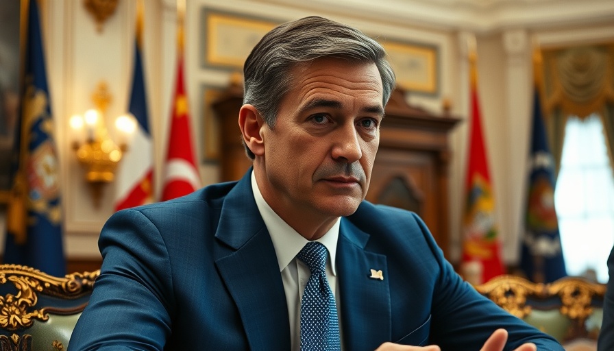 Distinguished businessman at formal meeting, photorealistic setting.