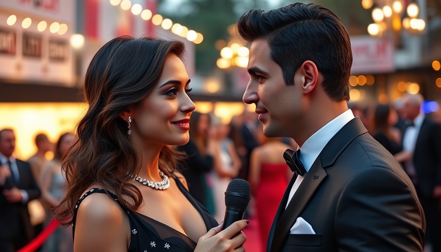 2025 Emmy Award winners interview on red carpet, elegant event.