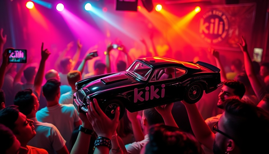 Vibrant party at Kiki On The River Sundays with a festive crowd.