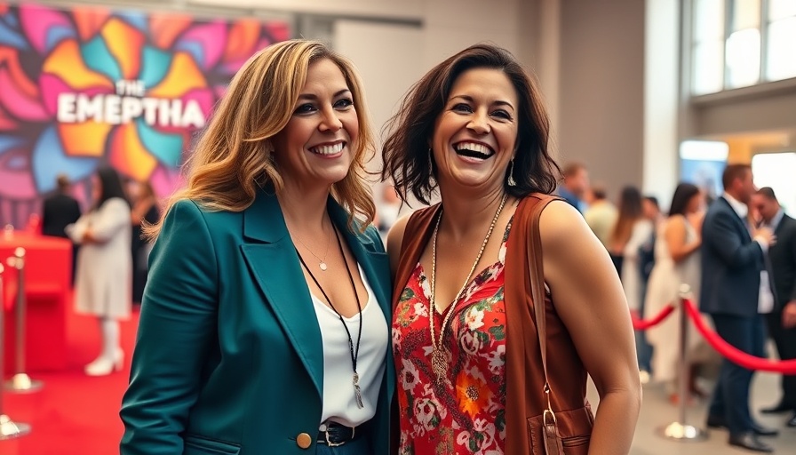 Valentina Grisafi Sicilitudine event with two women on red carpet.