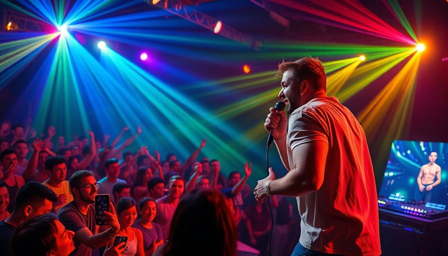 Bebeshito LIV concert captivating audience with vibrant lights.