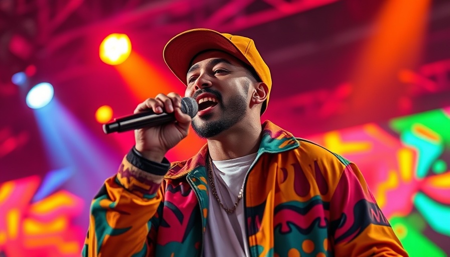 Chris Brown performing energetically during Breezy Bowl XX tour.