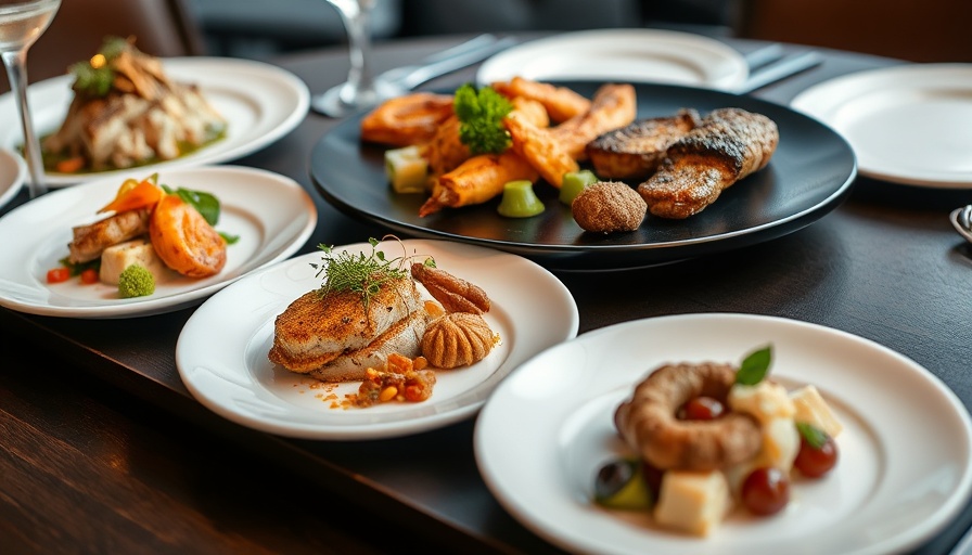 Gourmet dishes presented artfully, perfect for picky eaters in Miami.