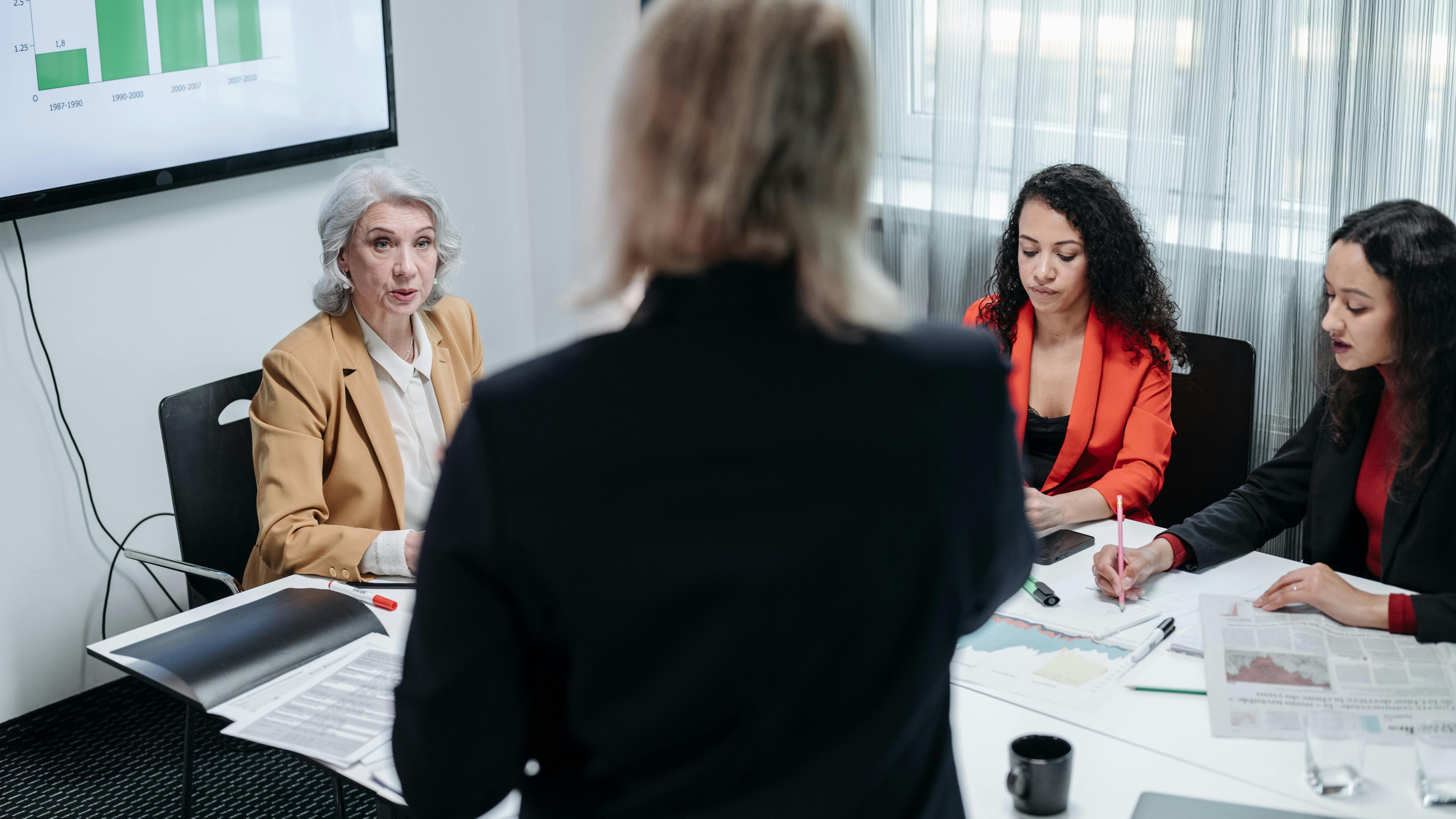 Futuristic AI interface illustrating skills forecasting in an AI era.