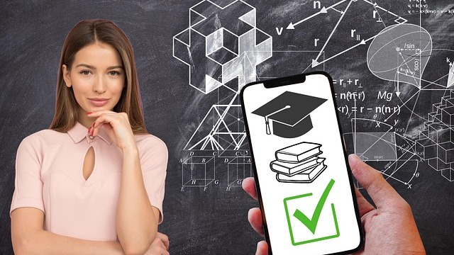 AI courses project showcase featuring educational slides.