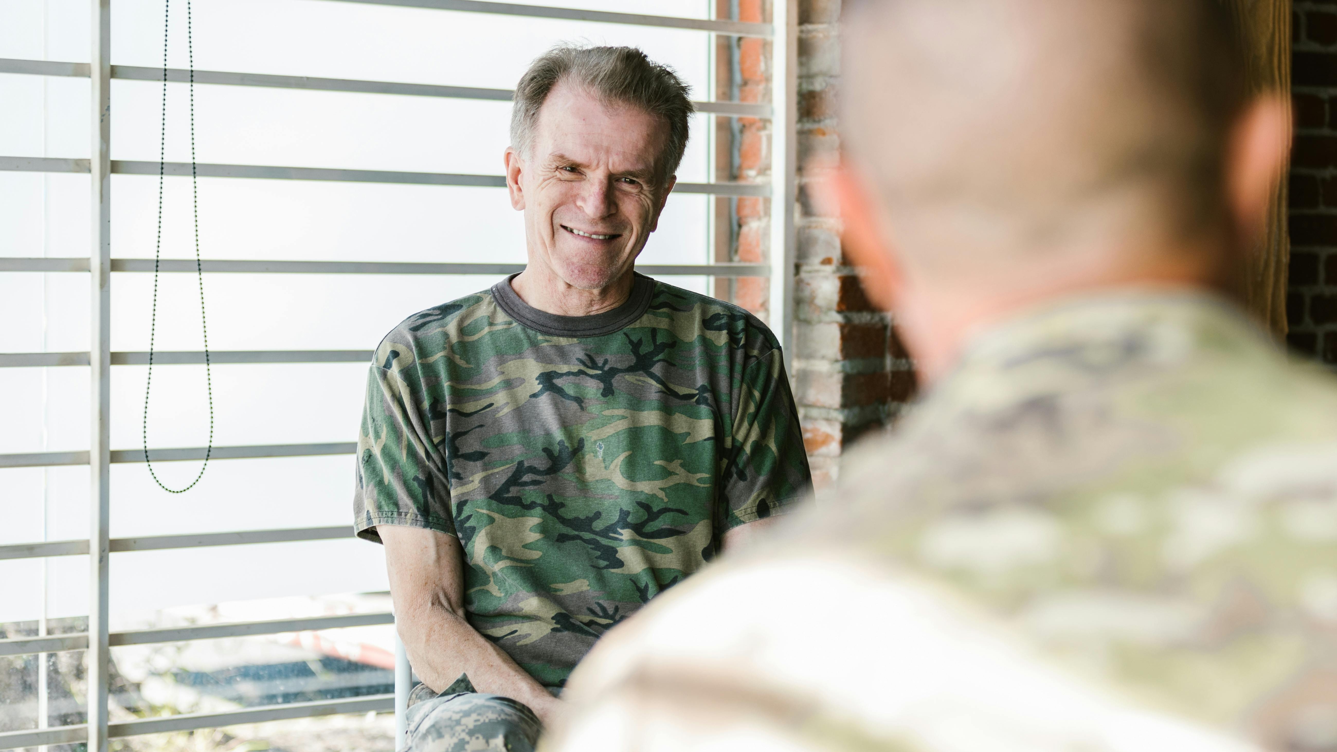 Leader Identity in the Military podcast graphic with smiling officer.