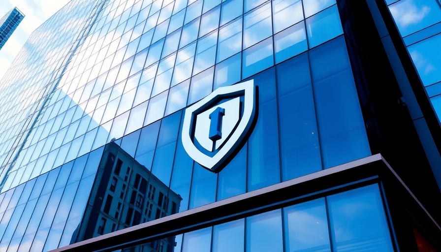 Corporate building showcasing intellectual property focus blocking streaming sites.