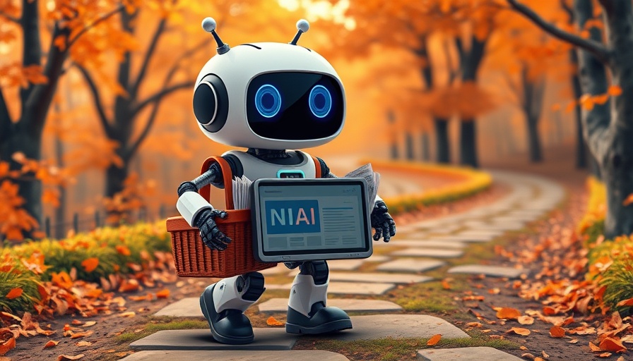 Cartoon robot shares AI updates for AI tools in education.