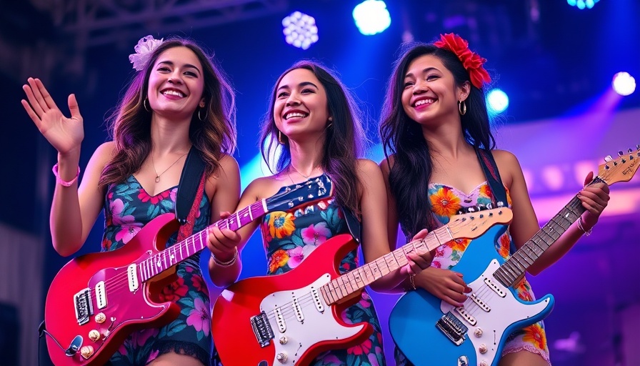 Electric Bloom Disney Channel musical performers on stage.