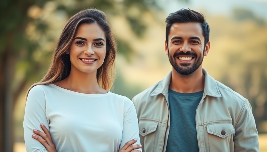 Confident individuals outdoors, representative of AI startups.