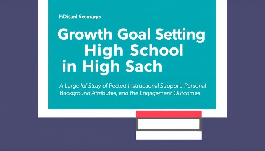 (PDF) Growth Goal Setting in High School: A Large-Scale Study of Perceived Instructional Support, Personal Background Attributes, and Engagement Outcomes