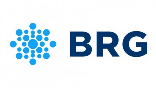 BRG logo with blue circles and bold letters for AI strategy enhancement