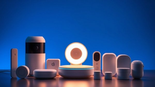 Smart home devices showcasing connectivity with Home Assistant Connect ZBT-2.