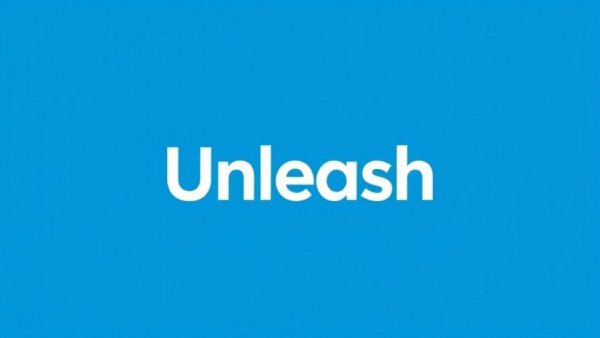 Unleash logo on a blue background related to Coursera Udemy merger.