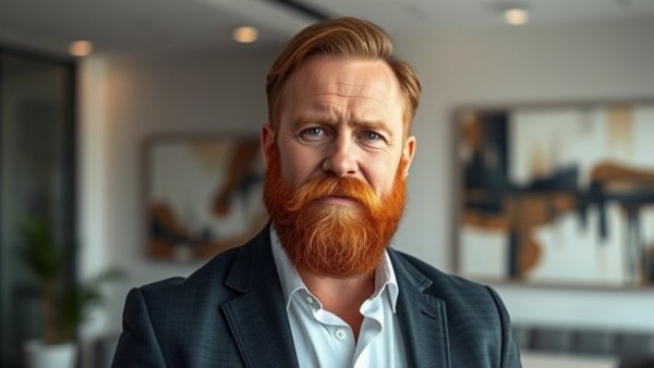 Middle-aged man in a suit representing identity security in AI