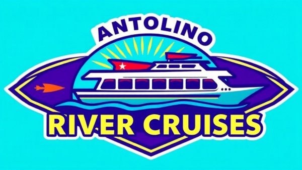 Logo for San Antonio River Cruises showcasing vibrant outdoor activities.