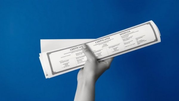 Rolled certifications held in hand with text 'Best Recruiting Certifications'.