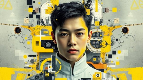 Surreal collage representing AI safety and preparedness, featuring abstract and digital elements.