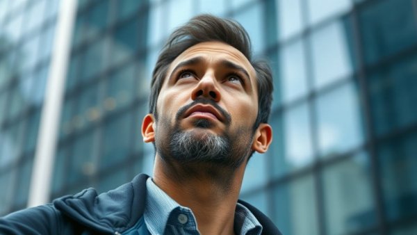 Thoughtful man outdoors considering OpenAI hiring Head of Preparedness.