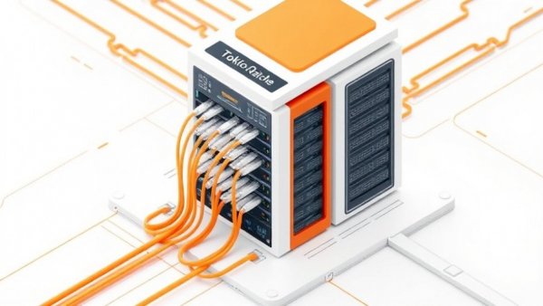 Colorful isometric server showing Tokio-Quiche integration with cables.