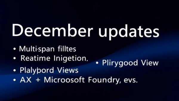 AI analysis update with multi-span filters announcement.