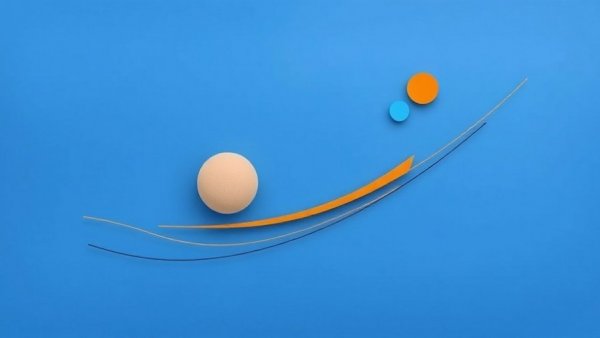 Abstract illustration with geometric shapes on blue background, Anthropic Labs AI Innovation.