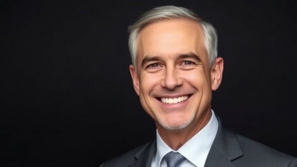 Middle-aged man smiling confidently, Ronak Desai AI Leadership